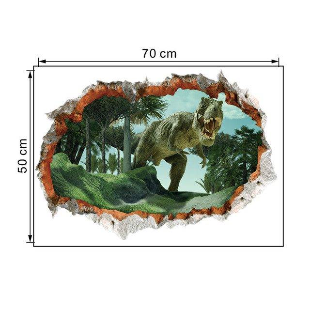 Samolepka na zeď | 3D dekorace na zeď, dinosauři - Dinosaur 24