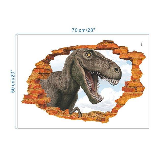 Samolepka na zeď | 3D dekorace na zeď, dinosauři - Dinosaur 8