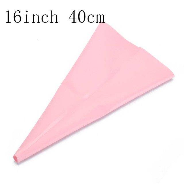 Silikonový cukrářský sáček | náhradní zdobící sáček - růžový 40 cm
