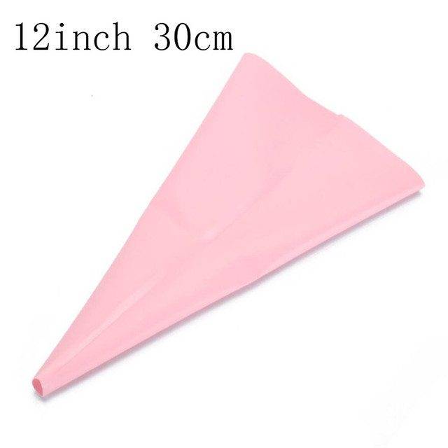 Silikonový cukrářský sáček | náhradní zdobící sáček - růžový 30 cm