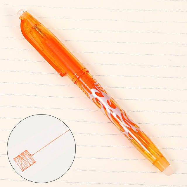 Gumovací pero | gumovací propiska - Oranžová