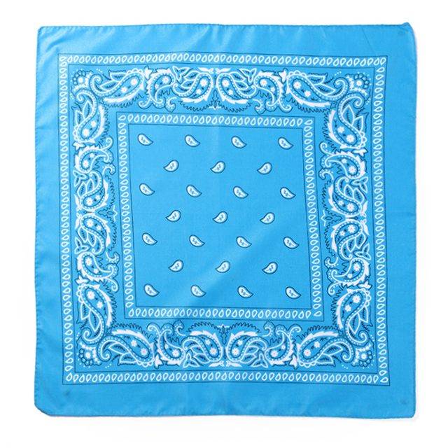 Multifunkční šátek | látková čelenka - Světle modrý