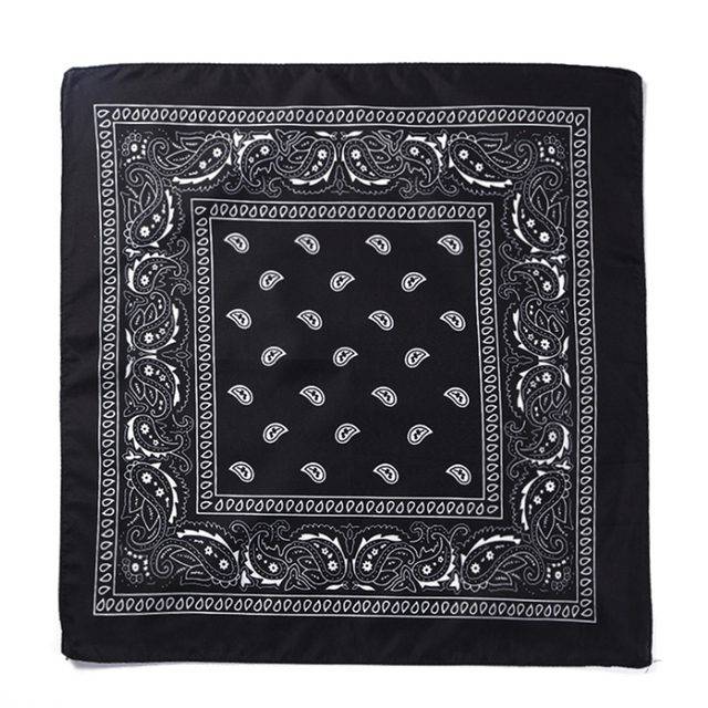 Multifunkční šátek | látková čelenka - černý