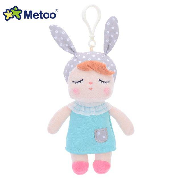 MeToo panenka | přívěšek panenka 18 cm - Světle modrá