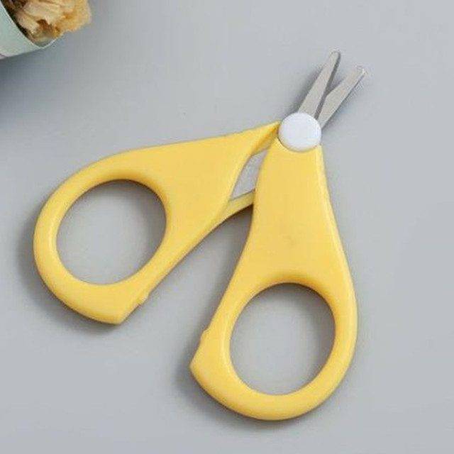 Manikúrní nůžky | dětské nůžky na nehty - žluté
