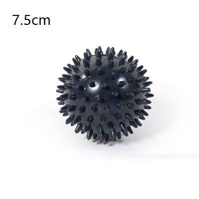 Míček na cvičení | masážní ježek - černý