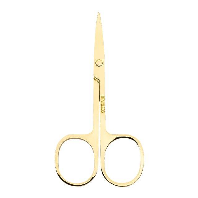 Nůžky na nehty | nůžky na manikúru - zlaté
