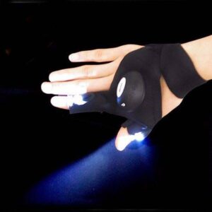 Svítící rukavice, s LED světlem