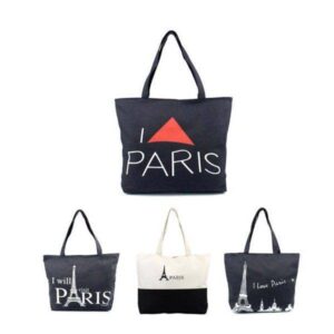 Taška přes rameno dámská, motivy Paříž a Eiffelova věž