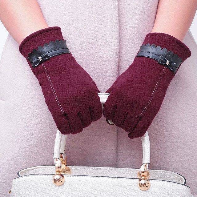 Dámské rukavice | elegantní rukavice - červené