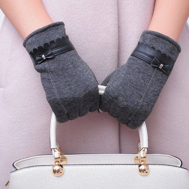 Dámské rukavice | elegantní rukavice - šedé