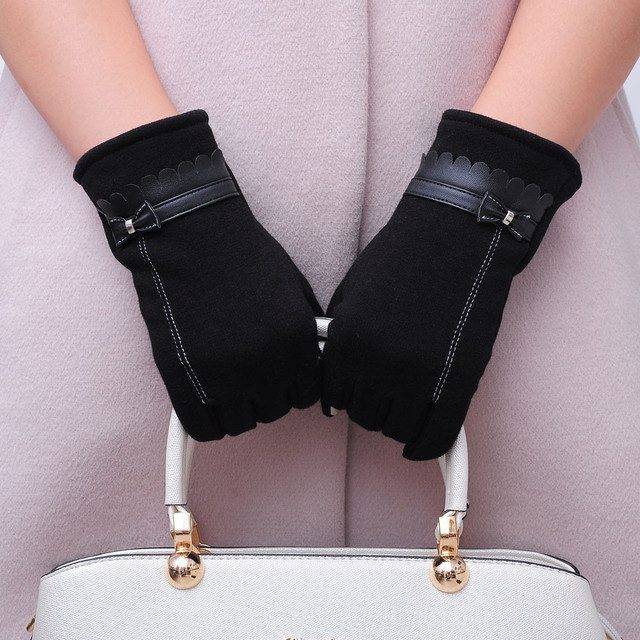 Dámské rukavice | elegantní rukavice - černé