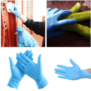 Jednorázové rukavice | gumové rukavice, 10 ks – náhodná barva