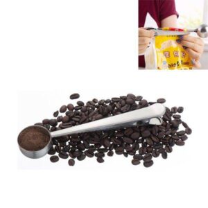 Klips na potraviny 2v1 | odměrka na kávu kovová