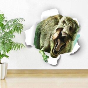 Samolepka na zeď | 3D tapeta dinosaur