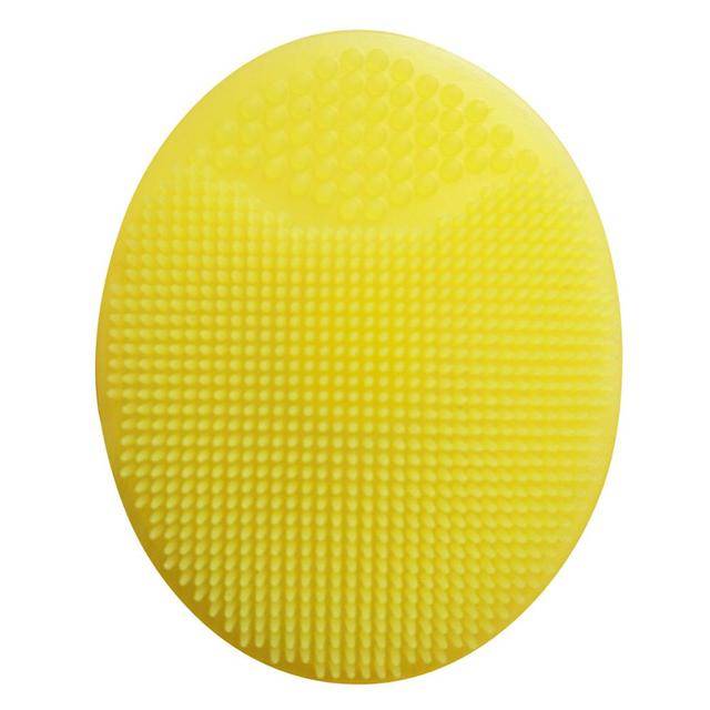 Silikonový kartáček na obličej | houbička na čištění obličeje - žlutý