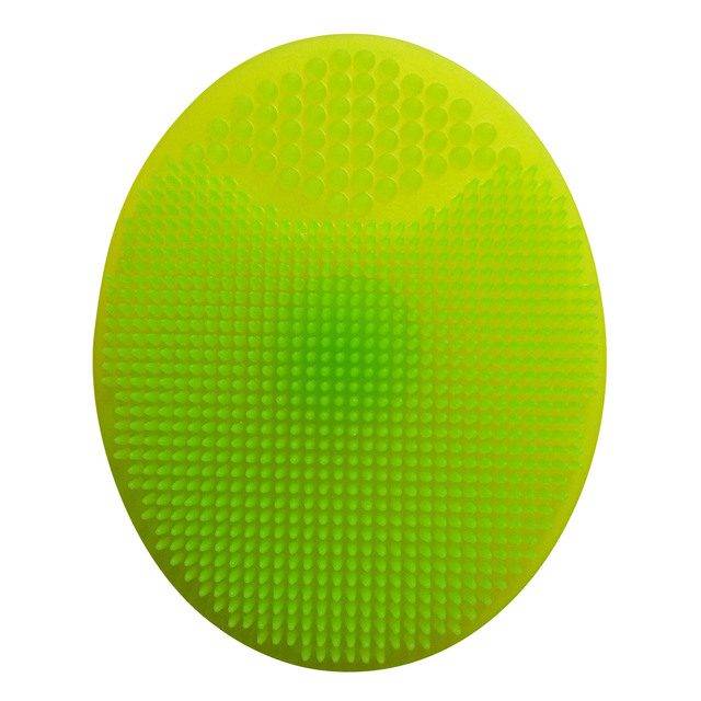 Silikonový kartáček na obličej | houbička na čištění obličeje - Zelený