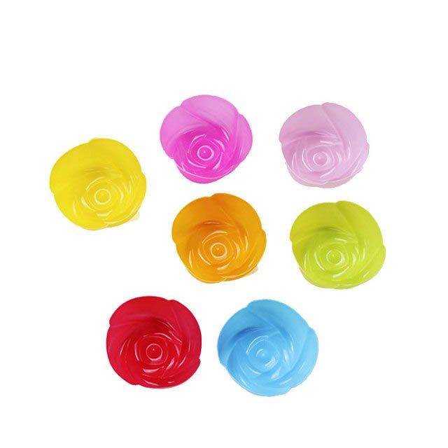 Silikonové košíčky na cupcakes | formičky na muffiny, 5 ks náhodná barva - Růže