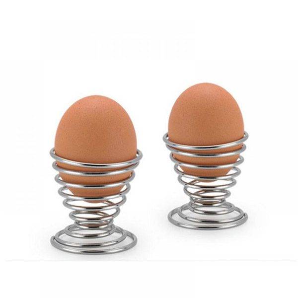 Stojan na vajíčko | kovový držák na vejce - styl spirála