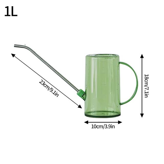 Plastová konvice na zalévání rostlin - S4 1L Zelená