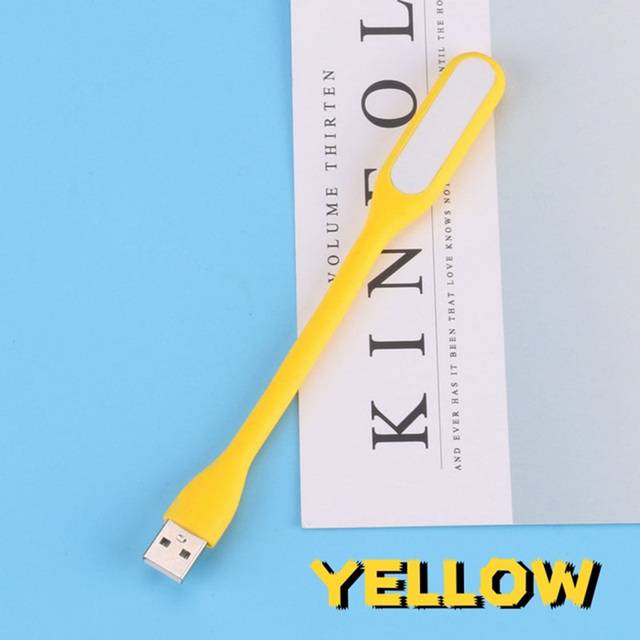 USB světlo | USB lampička na čtení - žlutá