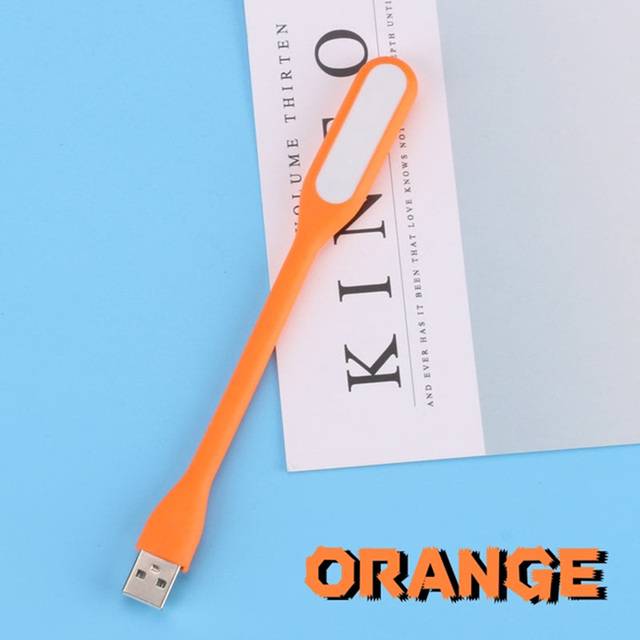 USB světlo | USB lampička na čtení - Oranžová