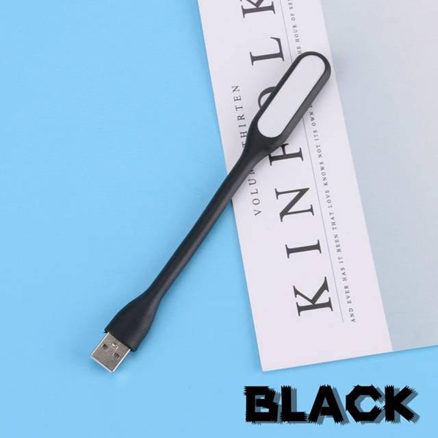 USB světlo | USB lampička na čtení - černá
