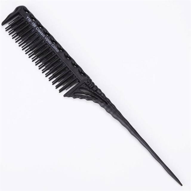 Kadeřnický hřeben pro snadné rozčesávání dlouhých vlasů - Černá