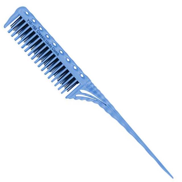 Kadeřnický hřeben pro snadné rozčesávání dlouhých vlasů - Modrá