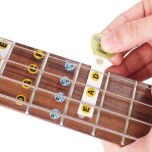 Nálepky na kytarový hmatník – Tréninkové značky pro kytaru