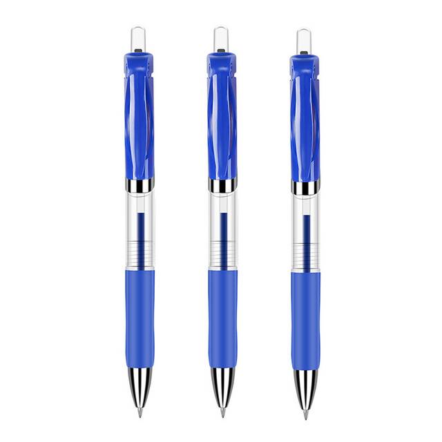 Sada gelových per a náplní - 3 ks - Blue-3 Pen