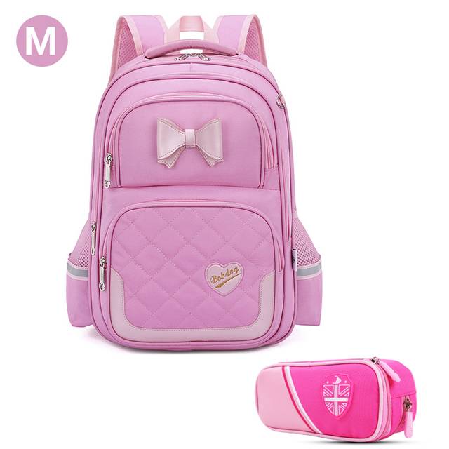 Dívčí školní batoh - 2PCPINK M