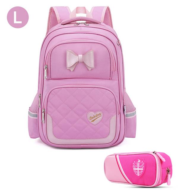 Dívčí školní batoh - 2PCPINK L
