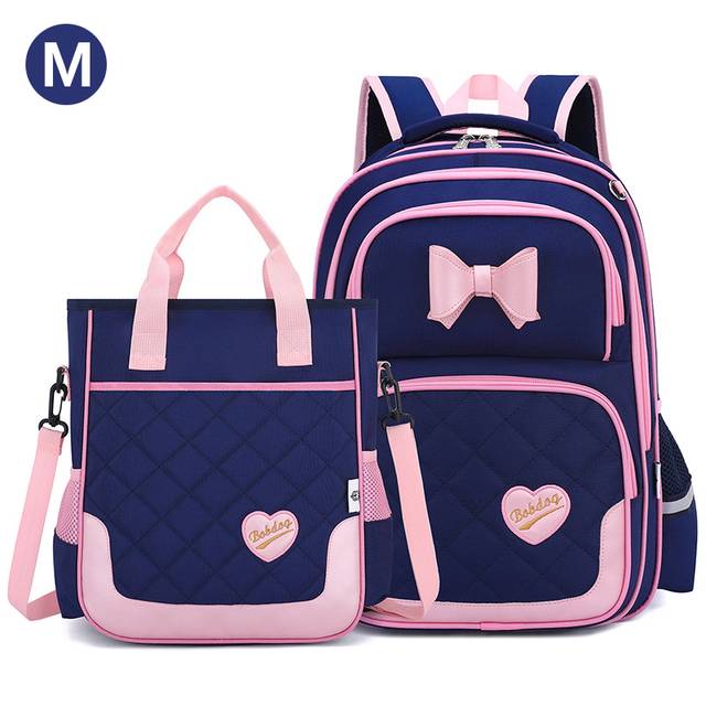 Dívčí školní batoh - 2PCBLUE M 1