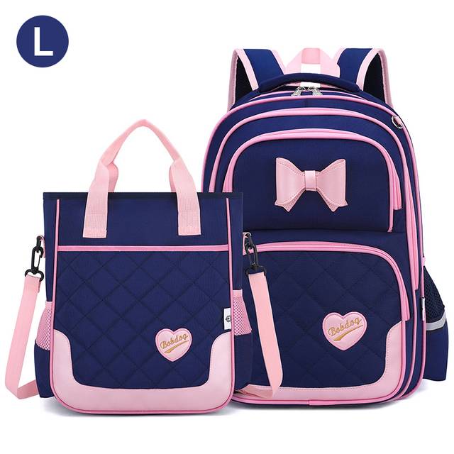 Dívčí školní batoh - 2PCBLUE L 1