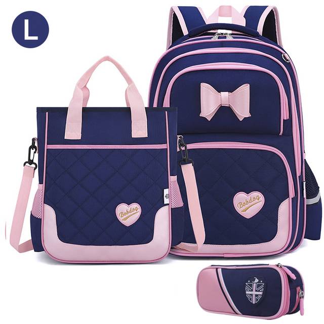 Dívčí školní batoh - 3PCBLUE L