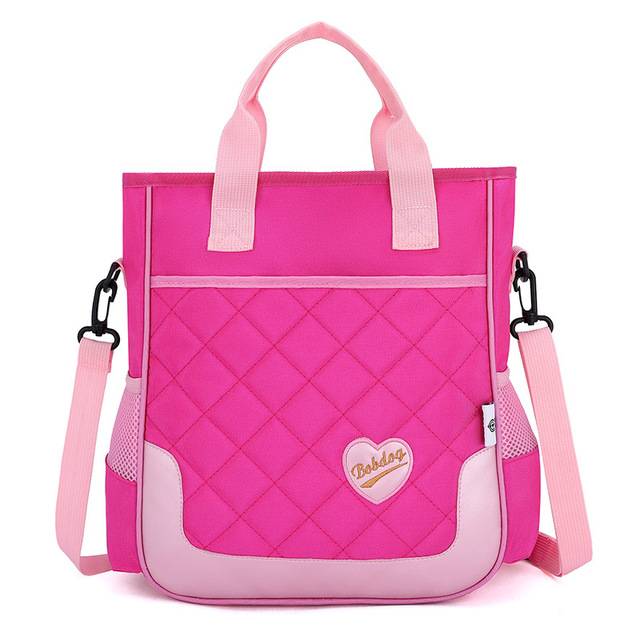 Dívčí školní batoh - světle růžový