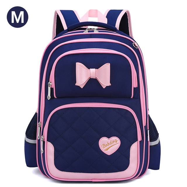 Dívčí školní batoh - MODRÁ M