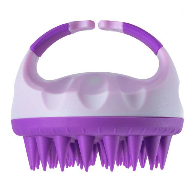 Luxusní masážní kartáč na vlasy - Dvojitá fialová