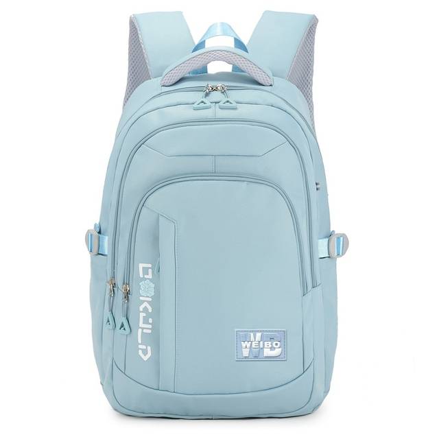 Elegantní voděodolný dětský školní batoh - Modrá