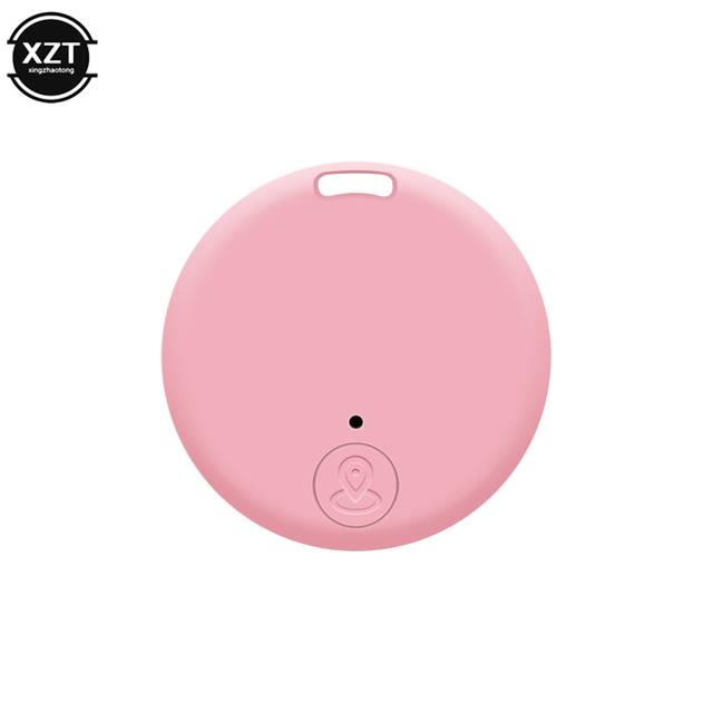 Mini GPS Bluetooth tracker pro psy - Růžová