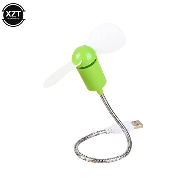 Tichý USB mini ventilátor - Zelená