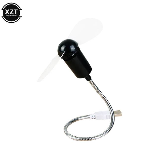 Tichý USB mini ventilátor - Černá