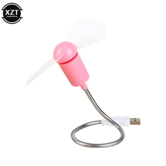 Tichý USB mini ventilátor - růžový