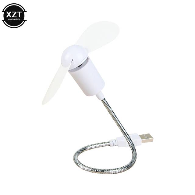 Tichý USB mini ventilátor - Bílý