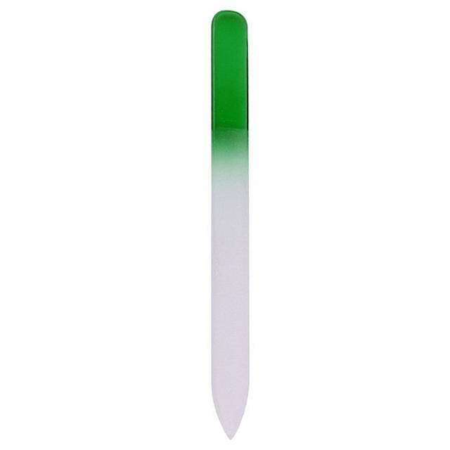 Skleněný pilník | pilník na nehty, náhodná barva - Zelený