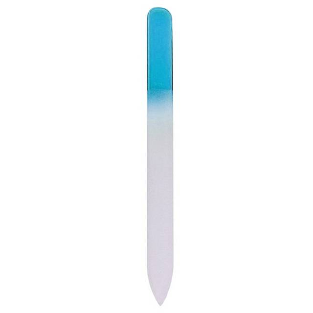 Skleněný pilník | pilník na nehty, náhodná barva - Modrý