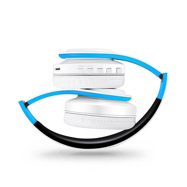Bezdrátová bluetooth sluchátka - Modrá bílá