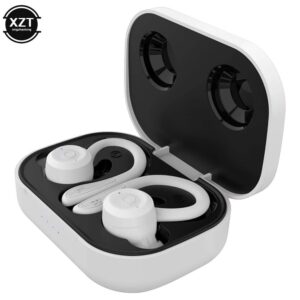Bezdrátová sluchátka Bluetooth 5.0 s mikrofonem a nabíjecím boxem