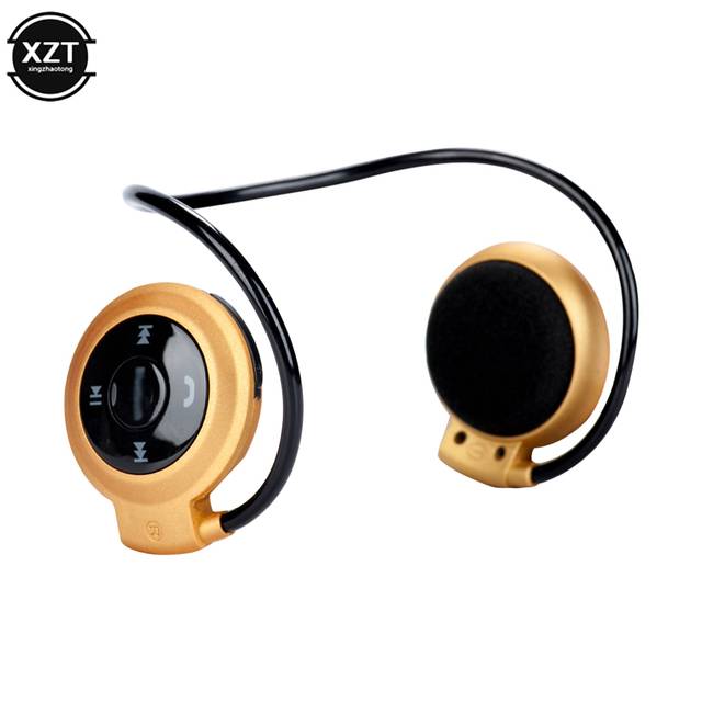 Bezdrátová bluetooth sportovní sluchátka - Zlatý